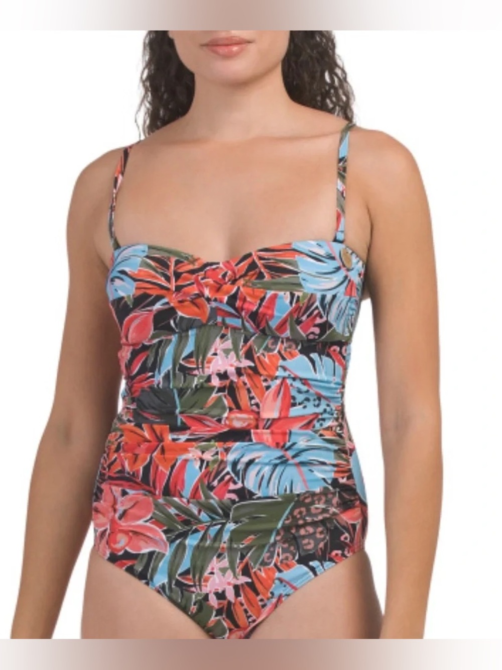 Niptuck Tropical One Piece Swimsuit NWT 6